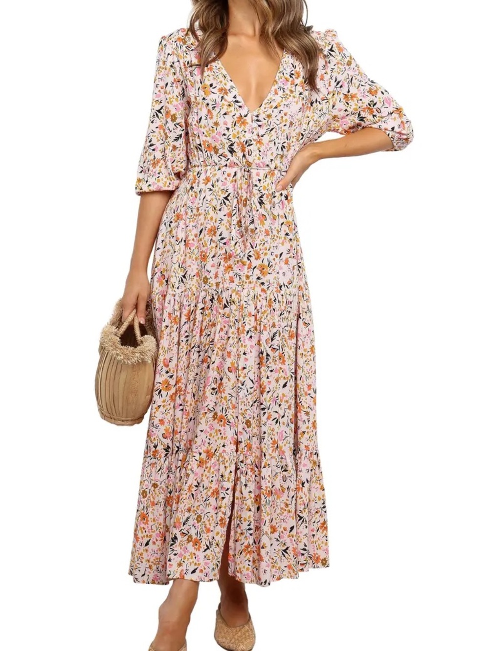 Kelda Floral Midi Dress